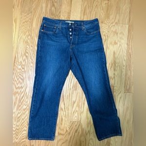 Levi’s wedgie straight jeans, size 31